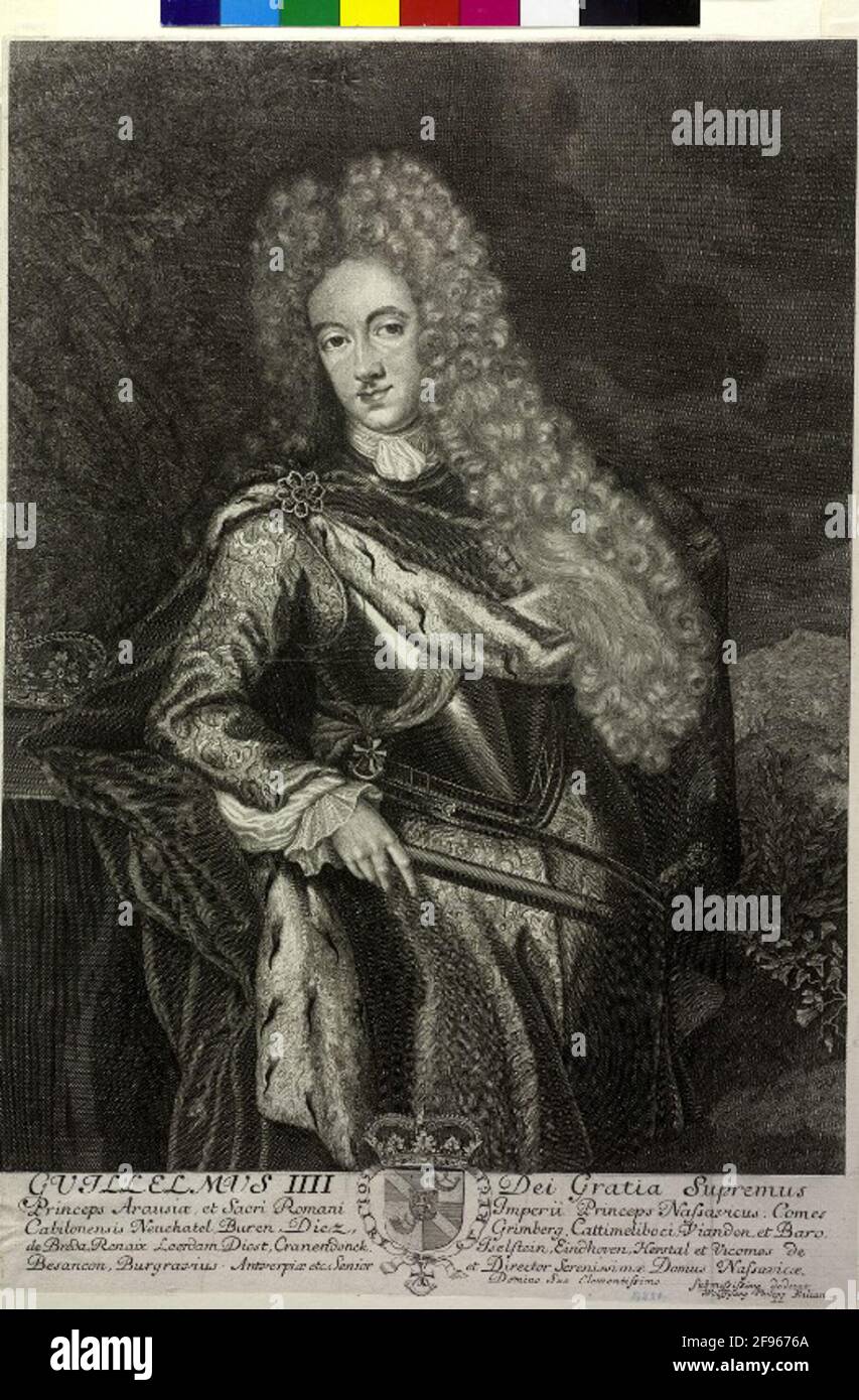 Guglielmo Iazinth, principe di Nassau-Siegen. Foto Stock