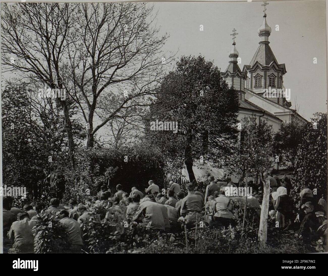 Fiera di Milza alla 25° divisione fanteria. Foto Stock