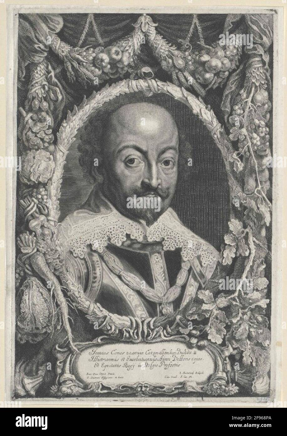 Johann VIII, il giovane, Conte di Nassau-Siegen Stecher: Suyderhoff, Jonasverler: Southman, Pieter Claesz.dation: 1628/1686 Foto Stock