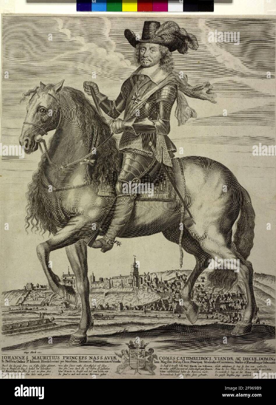 Johann Moritz, principe di Nassau-Siegen. Foto Stock
