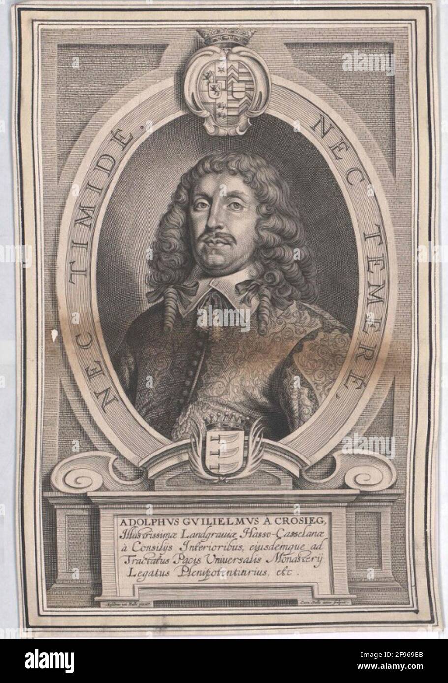 Krosigk, Adolf Wilhelm of. Foto Stock