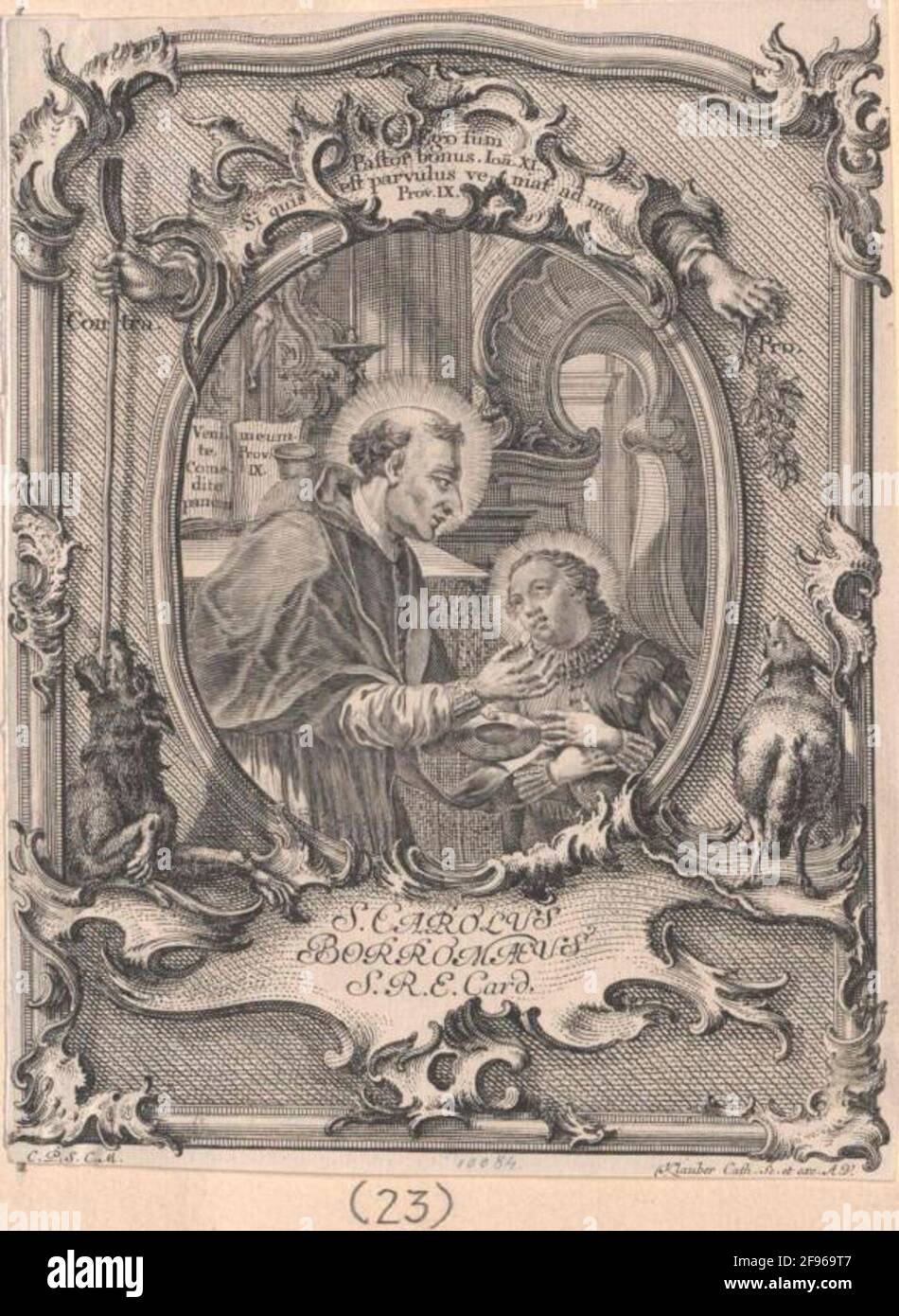 Carlo Borromeo. Foto Stock