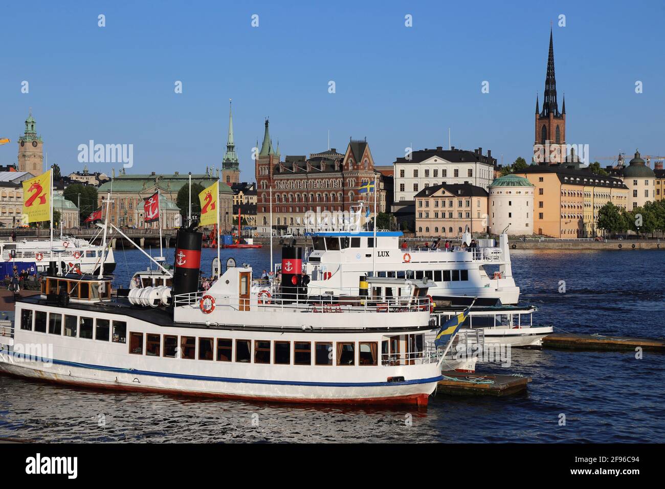 Svezia, Stoccolma, Klara Mälarstrand Foto Stock