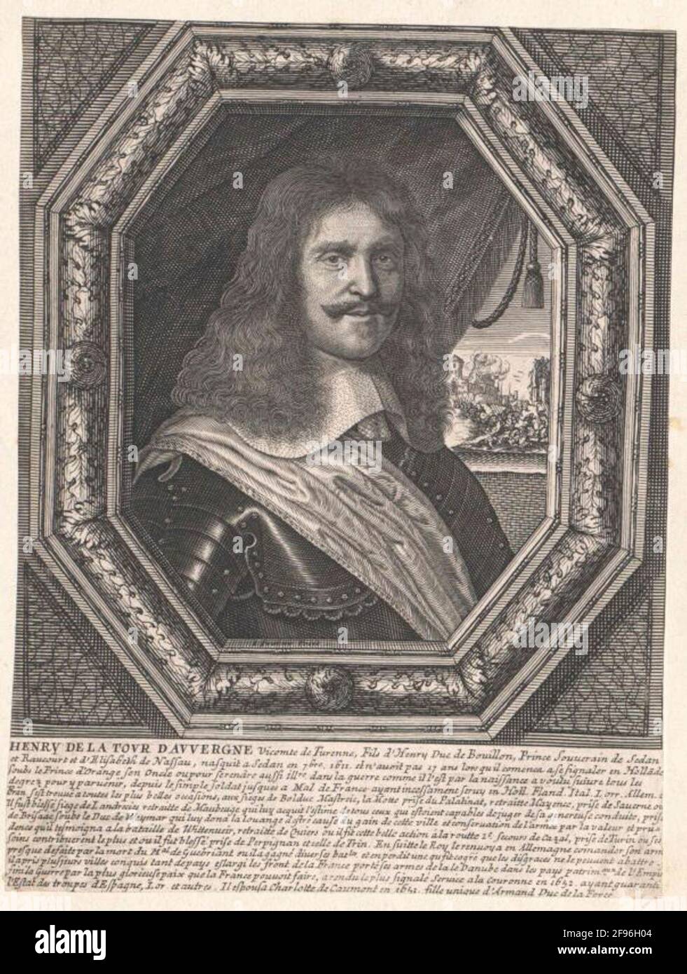 Turenne, Henri de la Tour d'Auvergne, Visconte Stecher: Moncornet, Baltazar Foto Stock