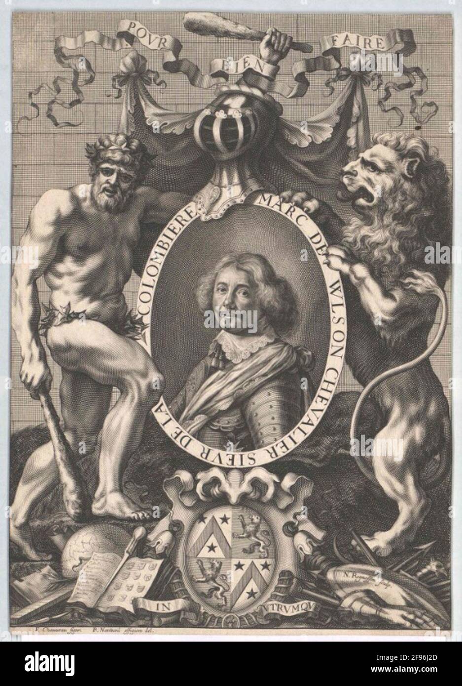 Vulson de la Colombière, Marc. Foto Stock