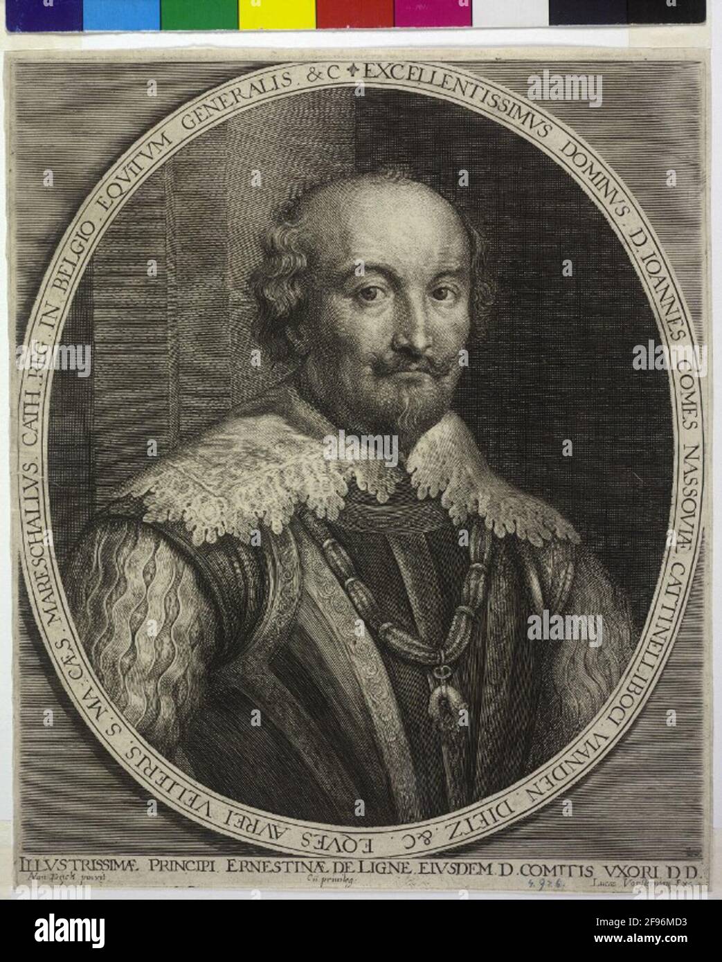 Johann VIII, il giovane conte di Nassau-Siegen. Foto Stock