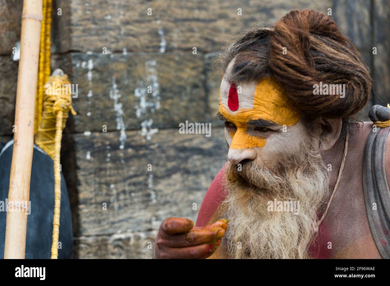 Pashupatinath, lussuria di controllo Foto Stock
