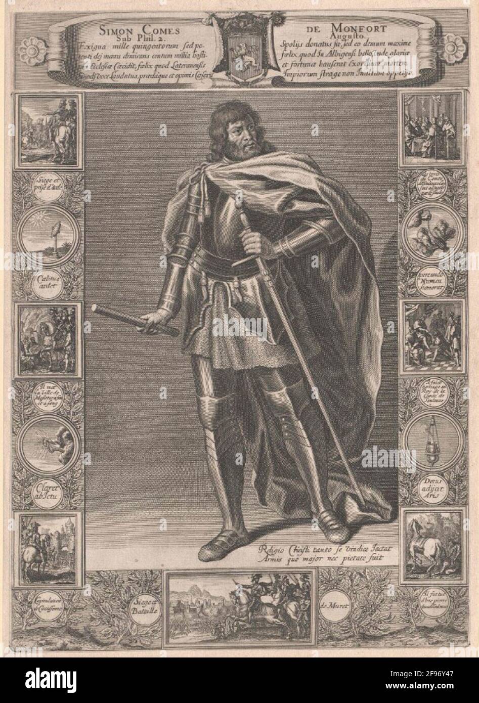 Montfort e Leicester, Simon Comte de. Foto Stock