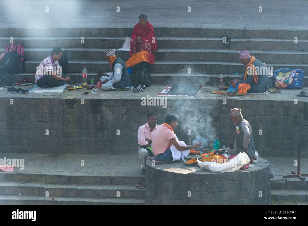 Pashupatinath Foto Stock