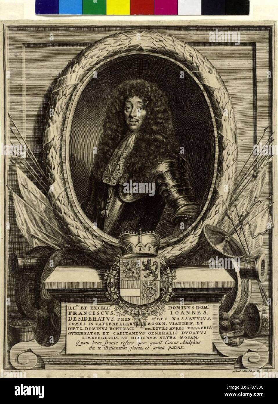 Johann Franz Desideratus, principe di Nassau-Siegen. Foto Stock