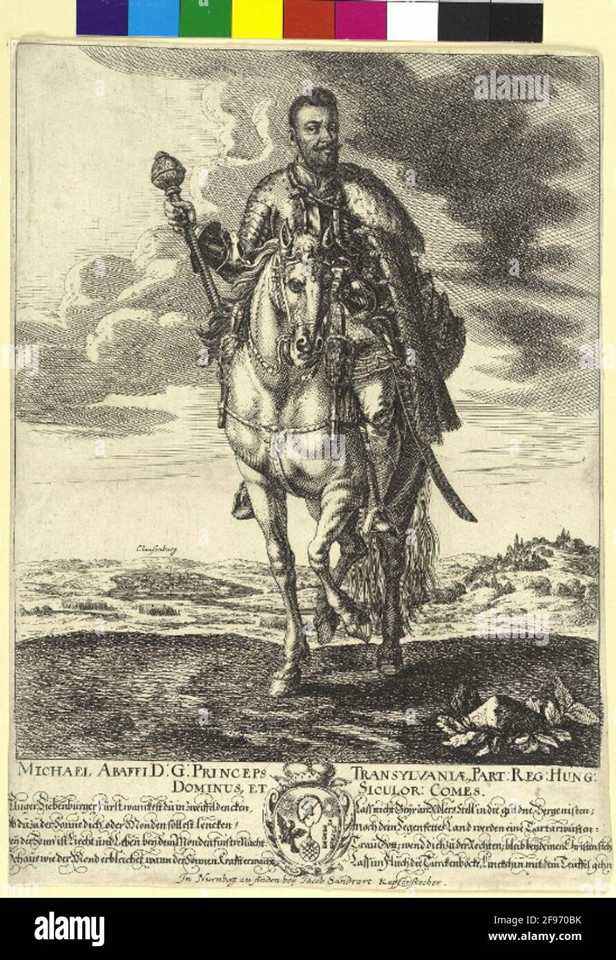 Apazi, Michael Stecher: Sandrart, Giacobbe di (1630) Foto Stock