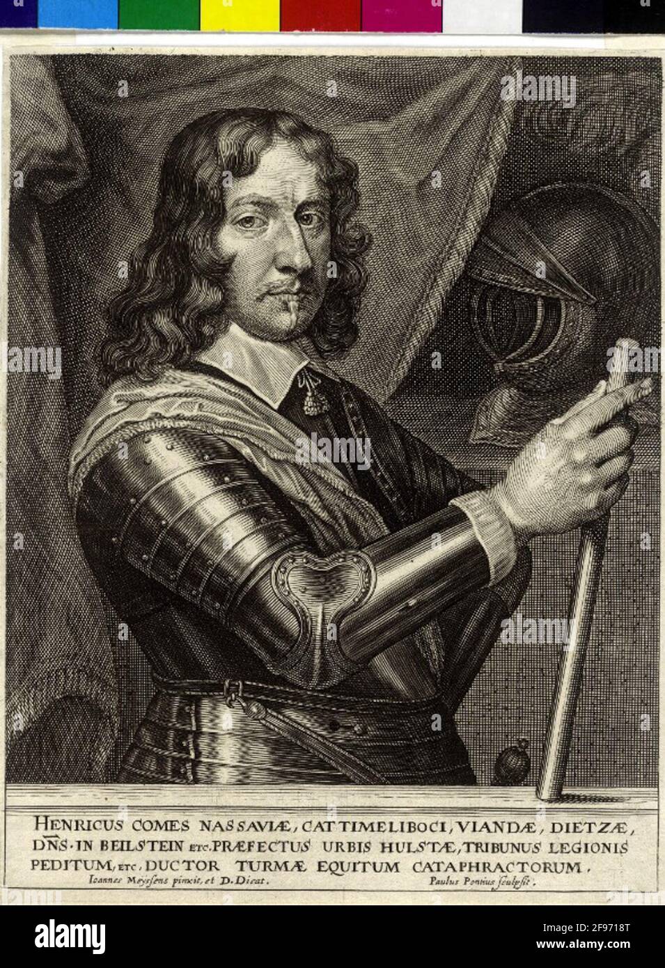Heinrich, conte di Nassau-Siegen. Foto Stock