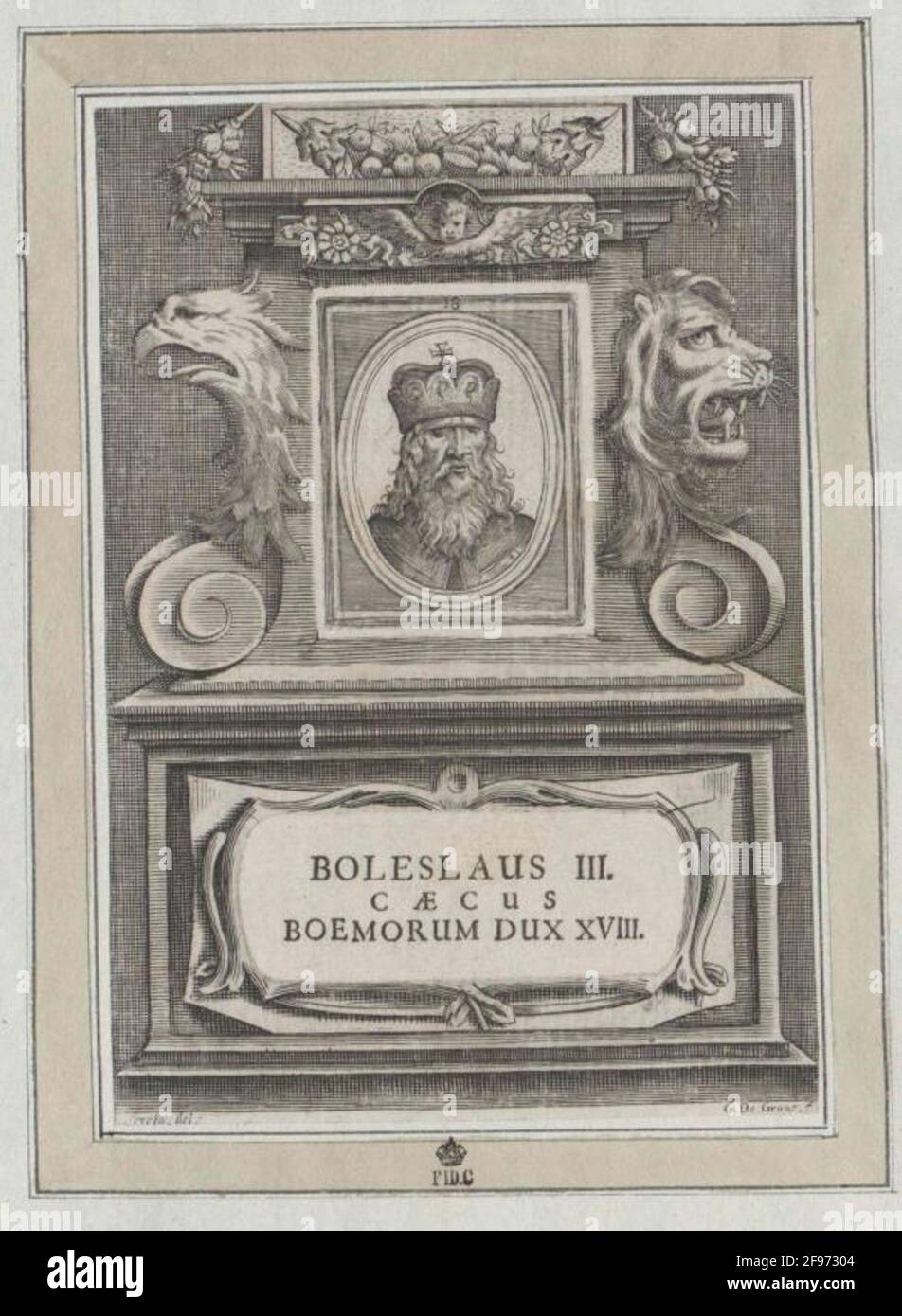 Boleslaw III, Duca di Boemia. Foto Stock