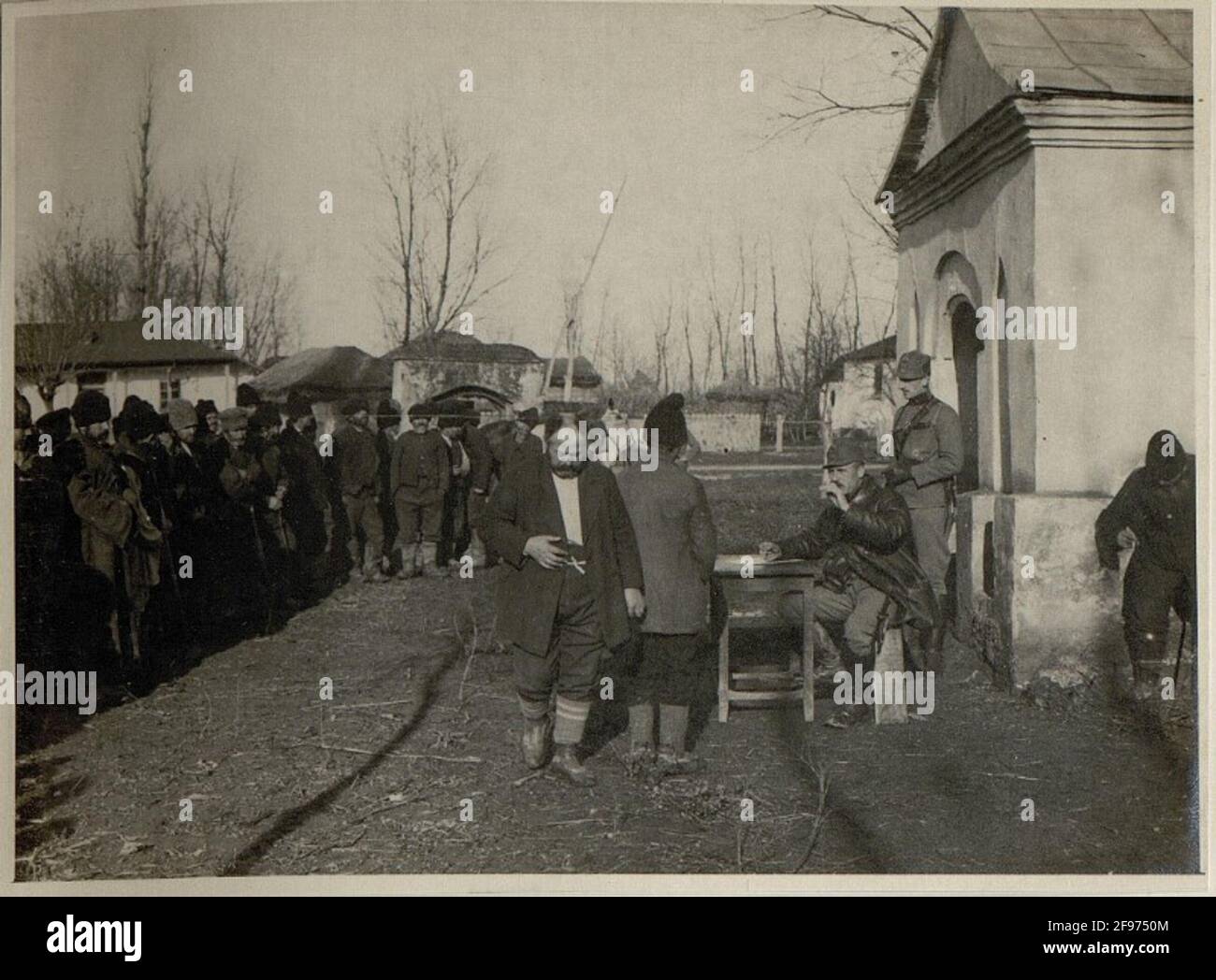 Censimento di Tabarasti, preso il 13.1.1917. Foto Stock