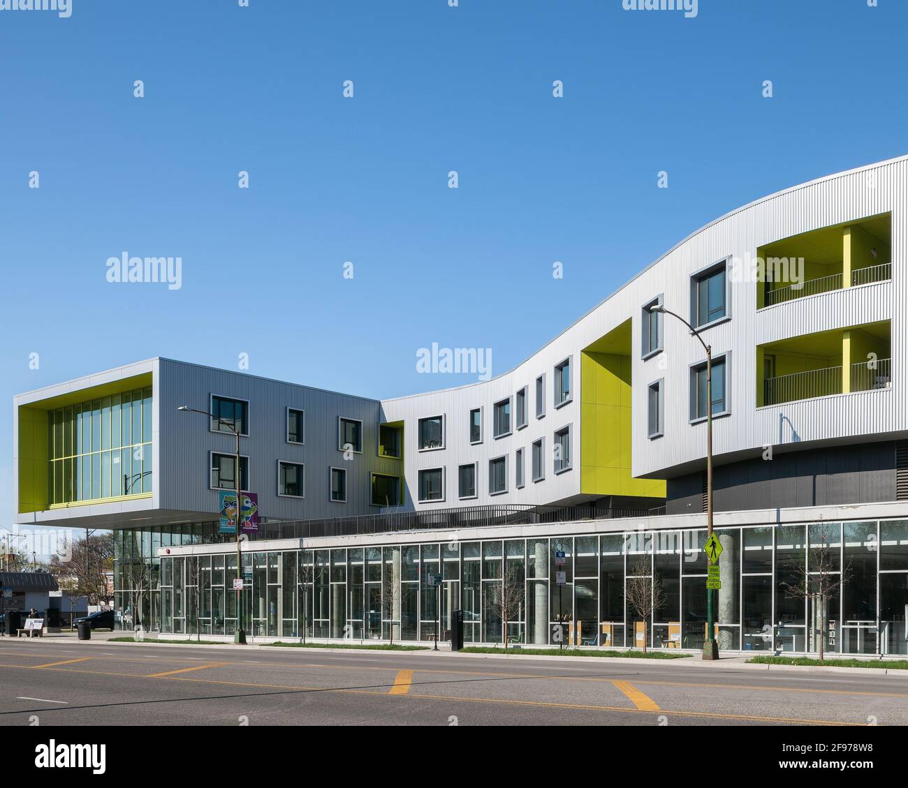 Northtown Library progettata da Perkins & Will Foto Stock