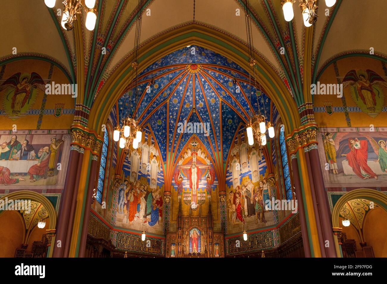 Madeleine Cathedral, chiesa cattolica romana a Salt Lake City, Utah, USA Foto Stock