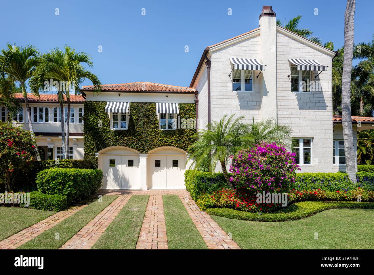 Maestosa casa di lusso a Napoli, Florida, Stati Uniti Foto Stock