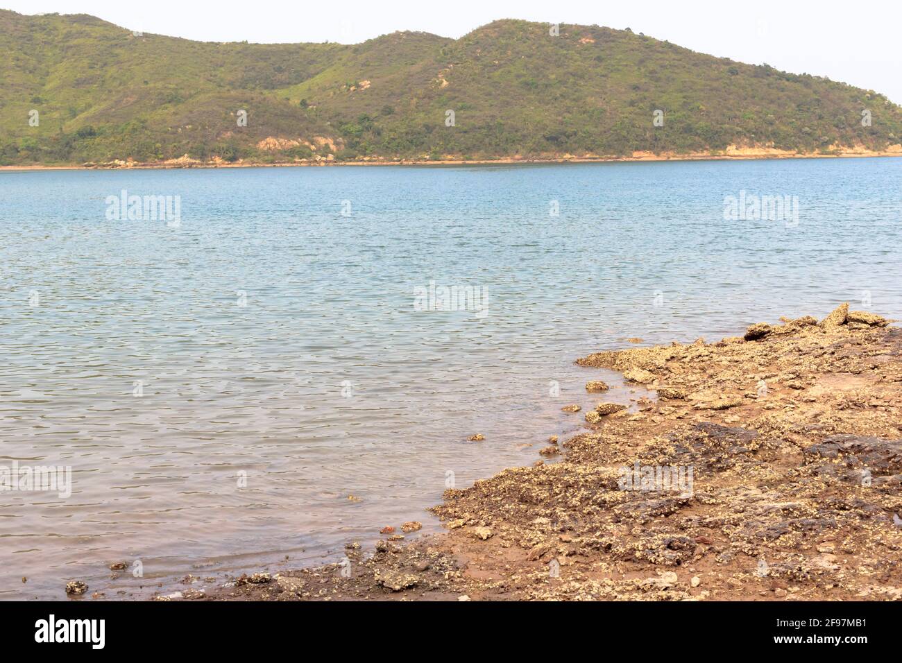 Acqua limpida rara a Hong Kong. Foto Stock