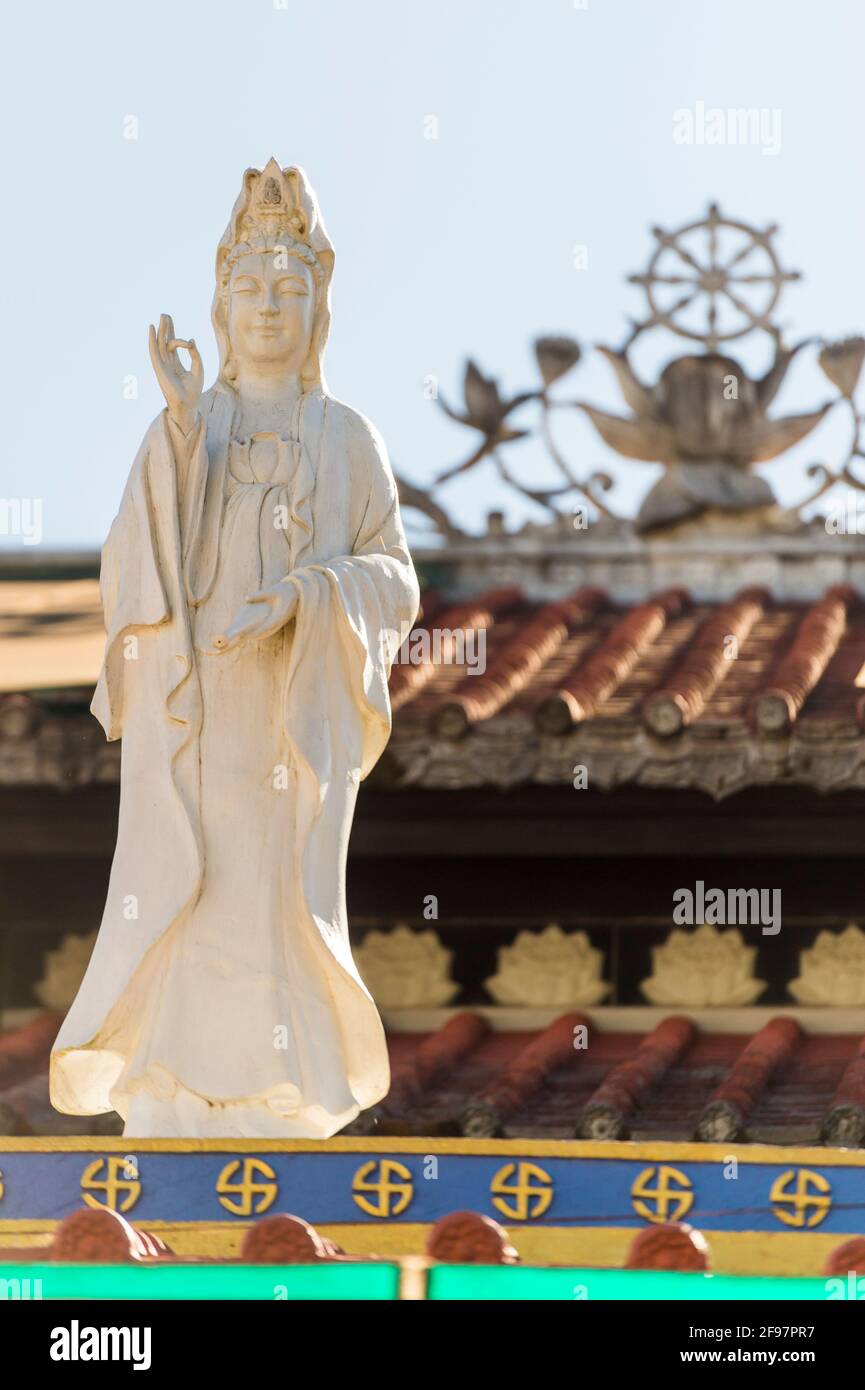 Vietnam, da Lat, Linh Phuoc Pagoda, statua, Foto Stock