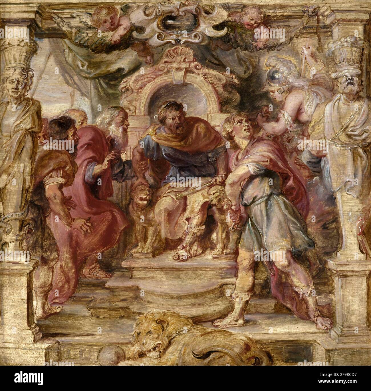 L'ira di Achille - Peter Paul Rubens, circa 1630 Foto Stock