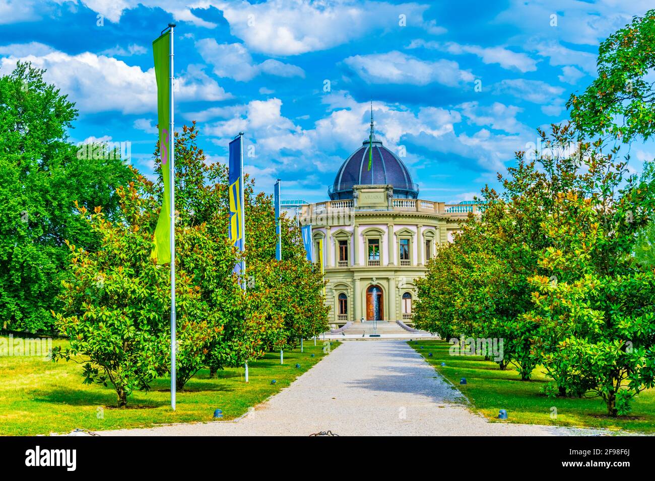 Museo Ariana conosciuto come Museo del vetro e della ceramica a Ginevra, Svizzera Foto Stock