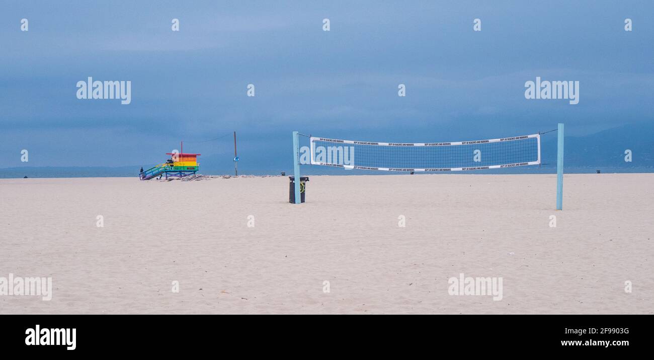 Venice Beach in California - fotografia di viaggio Foto Stock