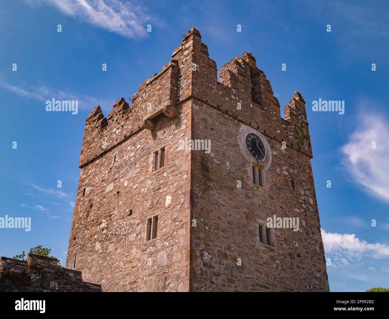 La famosa location del film di Castle Ward in Irlanda del Nord vicino a Belfast - Fotografia di viaggio Foto Stock
