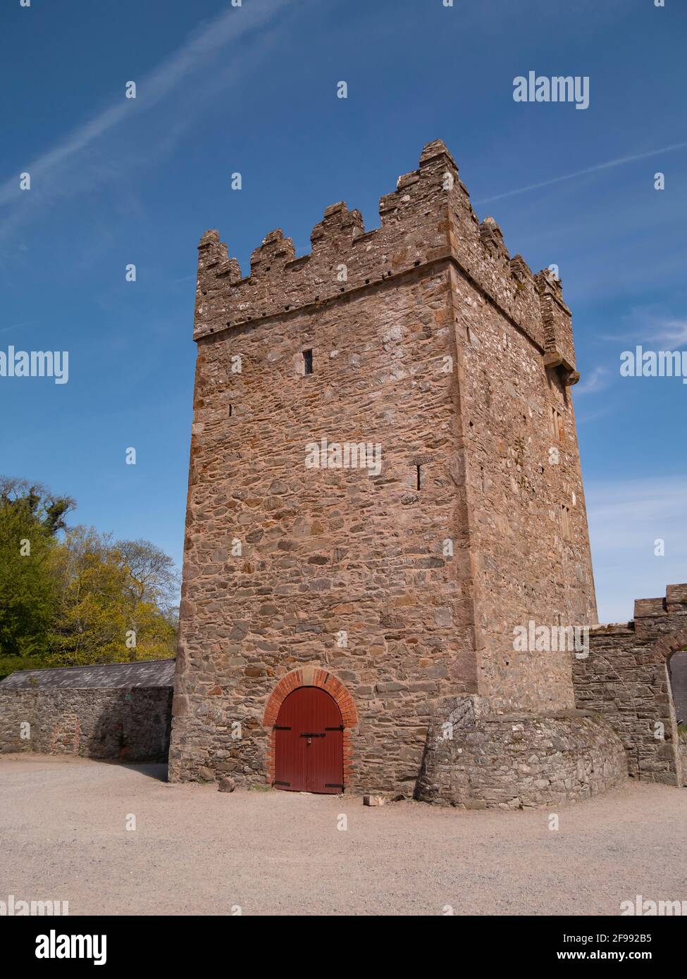 La famosa location del film di Castle Ward in Irlanda del Nord vicino a Belfast - Fotografia di viaggio Foto Stock