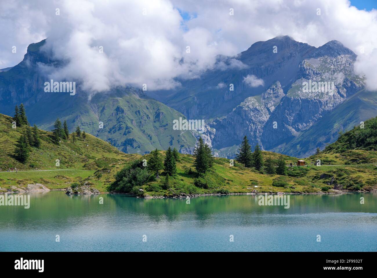 Amazing Svizzera - Lago di montagna Truebsee - fotografia di viaggio Foto Stock