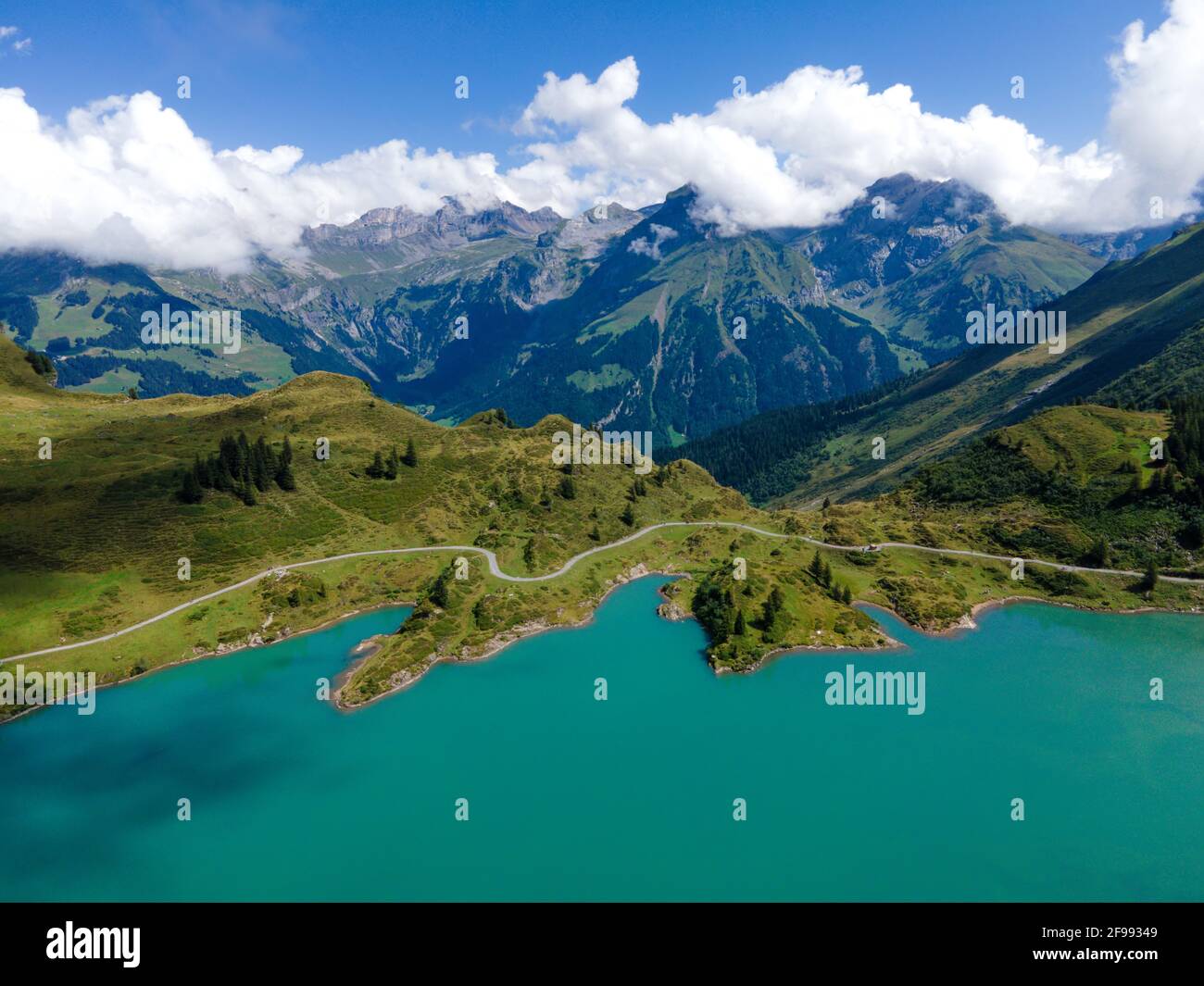 Amazing Svizzera - Lago di montagna Truebsee - fotografia di viaggio Foto Stock