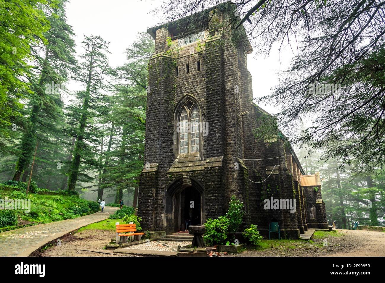San Giovanni nella Chiesa Wilderness, Mcleodganj, Himachal Pradesh, India. Foto Stock