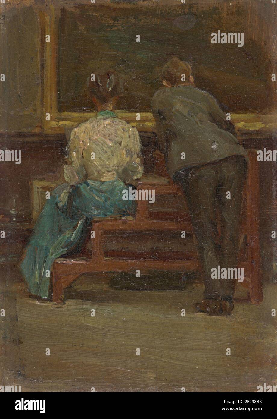 Charles Sheeler e Nina Allender, c. 1906. Foto Stock