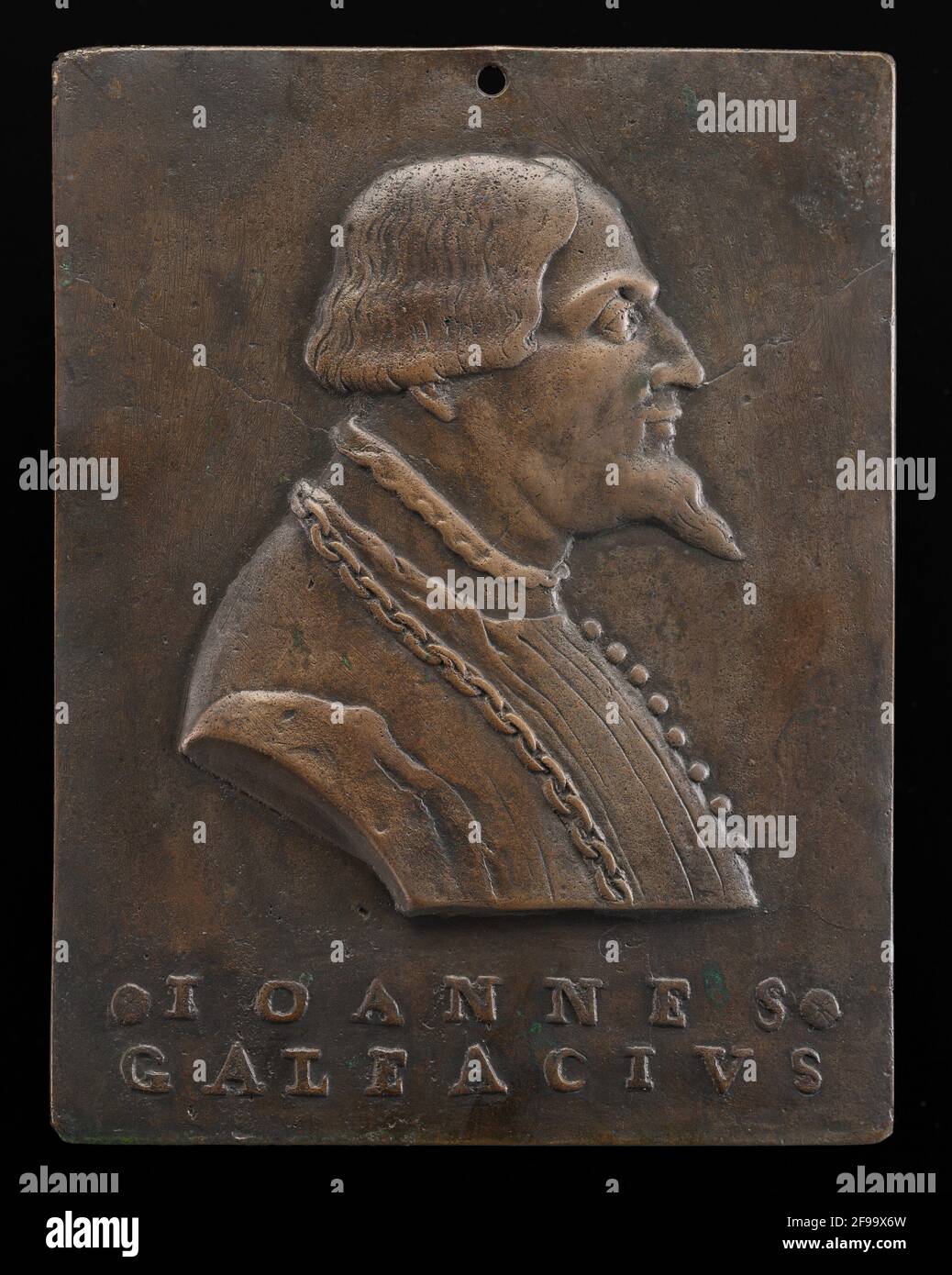 Giangaleazzo Visconti, 1351-1402, i duca di Milano 1378, fine XV secolo. Foto Stock