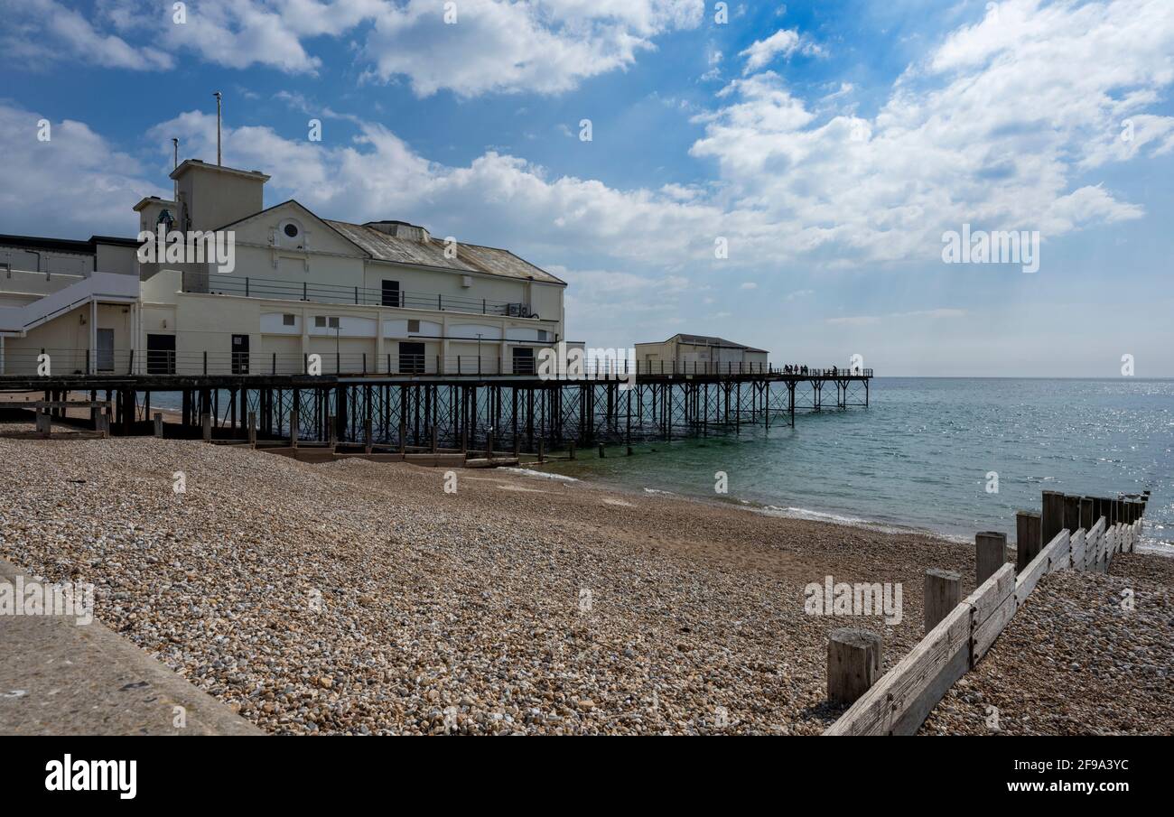 Bognor Regis Pier, Bognor, West Sussex, Inghilterra, Regno Unito Foto Stock