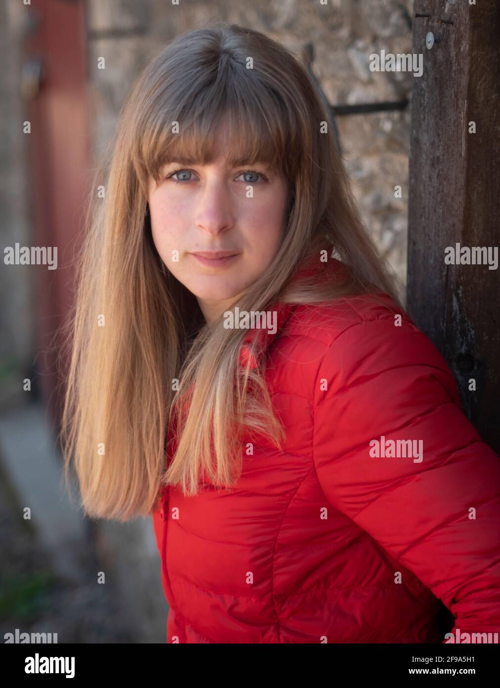 Immagine ravvicinata di una giovane donna di 25 anni - Persone fotografia Foto Stock