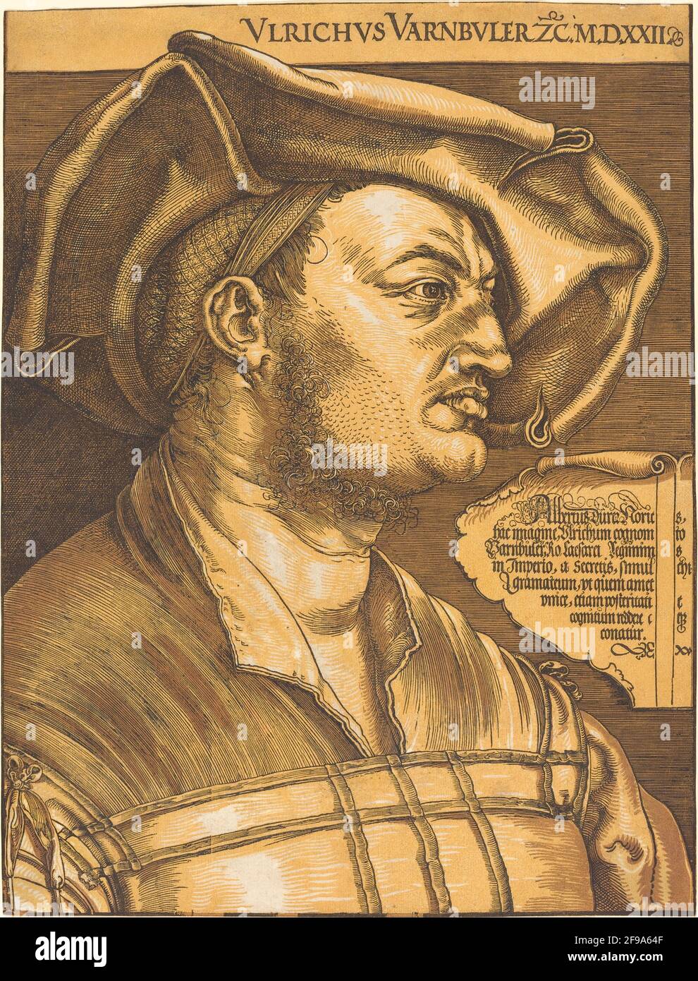 Ulrich Varnb& xfc;ler, 1522 (pubblicato c.. 1620). Foto Stock