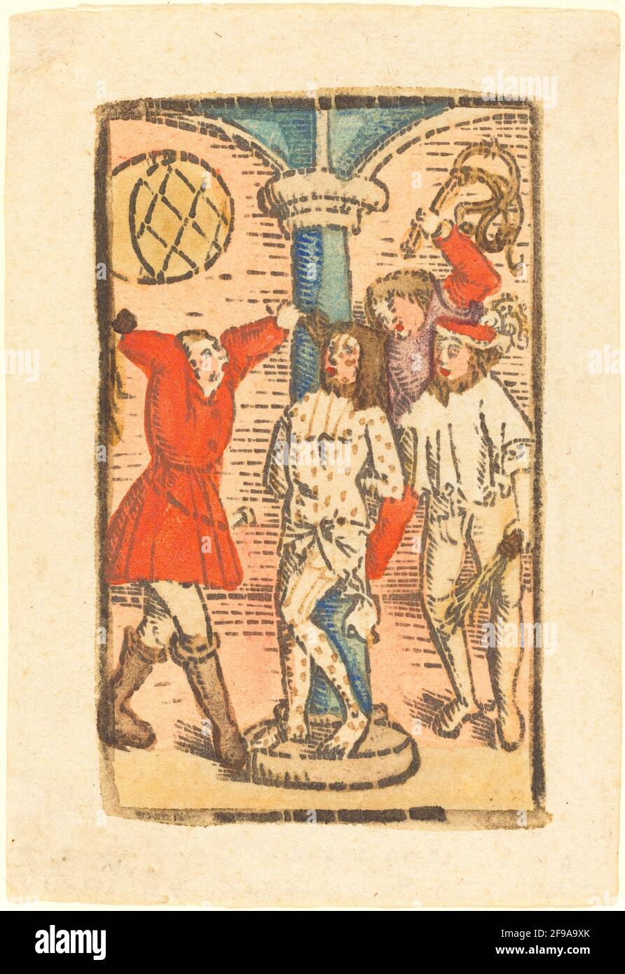 The Flagellation, 1480/1500. Foto Stock