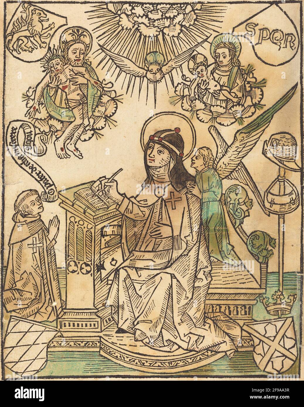 Saint Bridget, c.. 1480. Foto Stock
