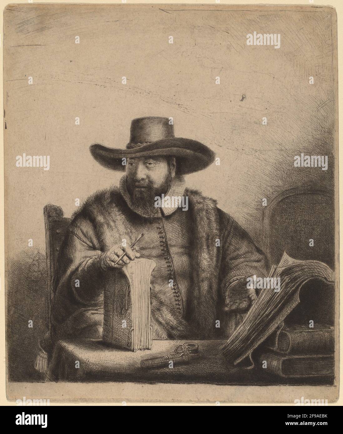 Cornelis Claesz Anslo, 1641. Foto Stock