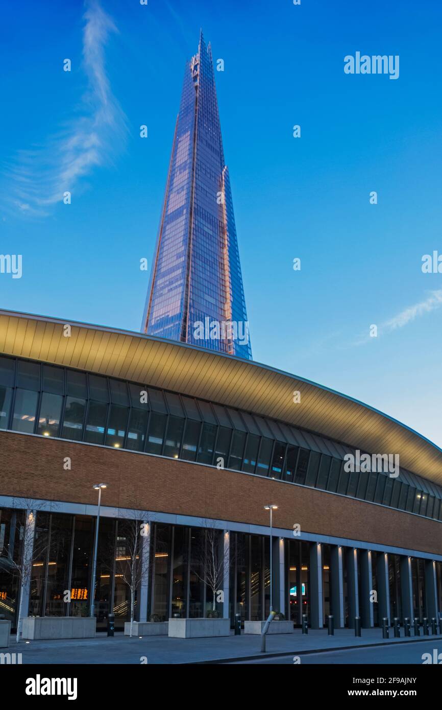 Inghilterra, Londra, Southwark, London Bridge e Shard Foto Stock