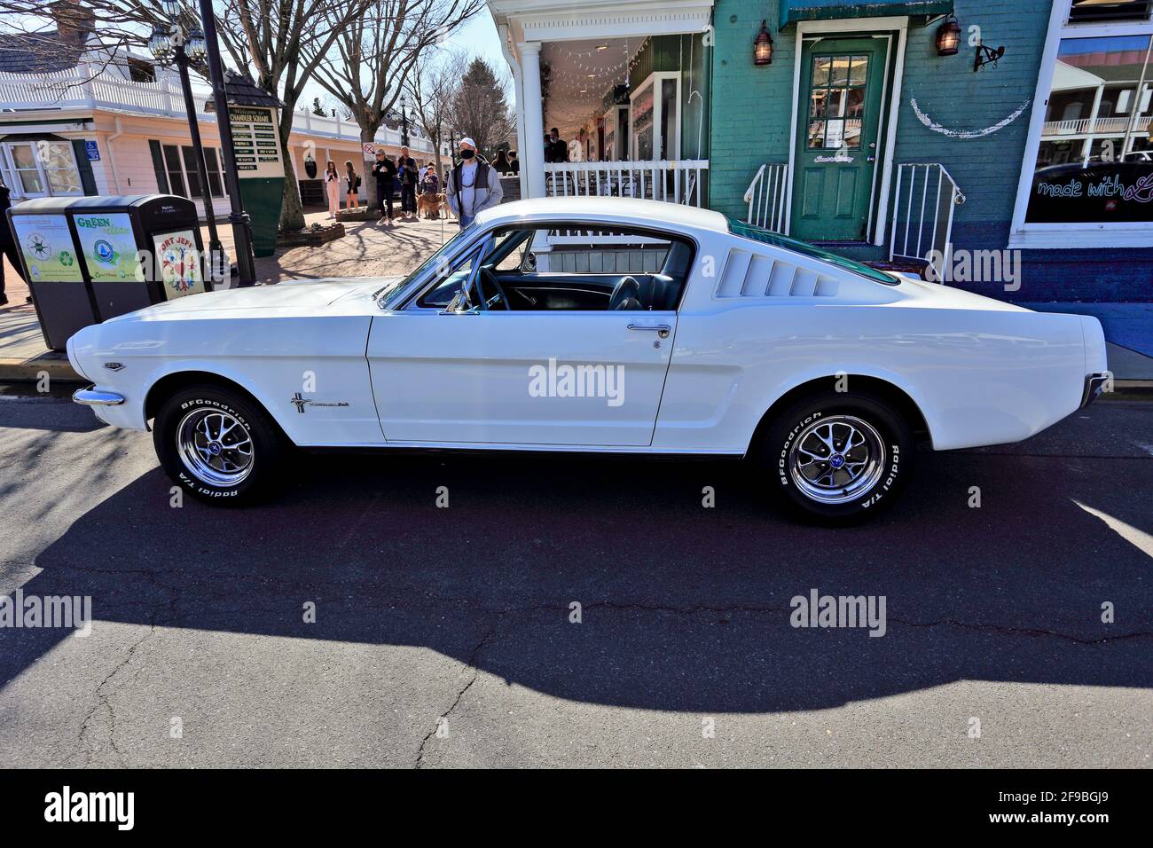 1966 Ford Shelby Mustang Fastback Port Jefferson Village Long Island New York Foto Stock