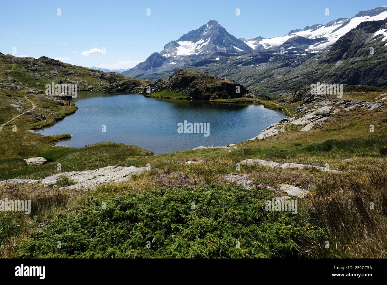 Lacs de Bellecombe, Parc Nationale de la Vanoise, Francia Foto Stock