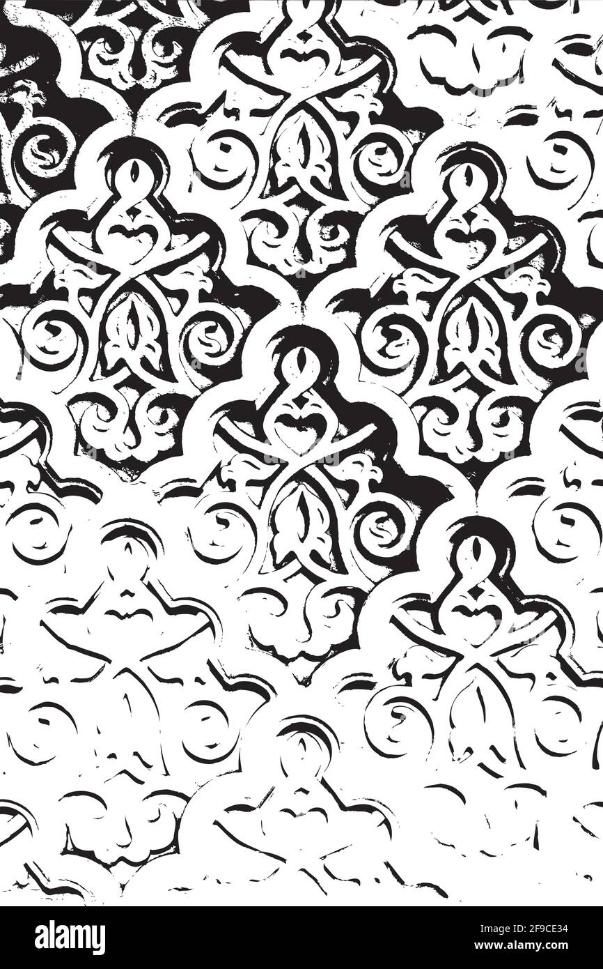 Angoscia modello arabo Illustrazione Vettoriale