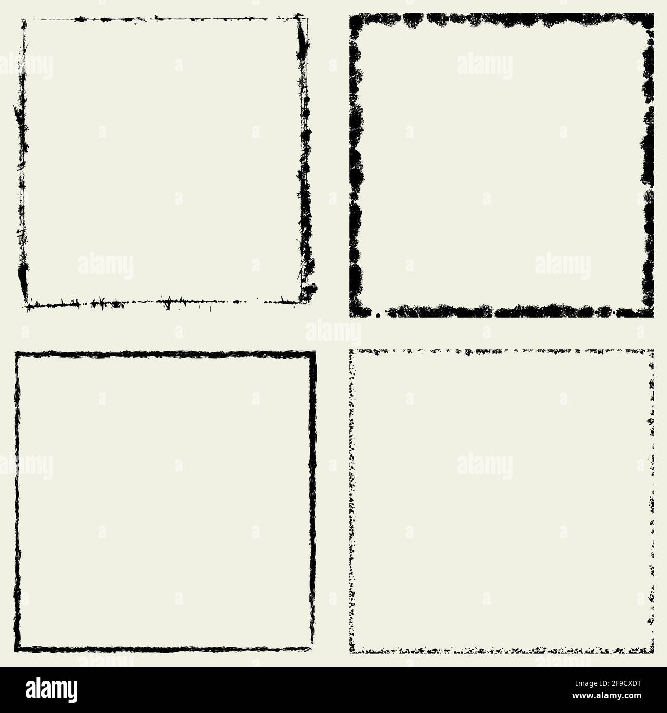 Telaio a quattro quadrati Illustrazione Vettoriale