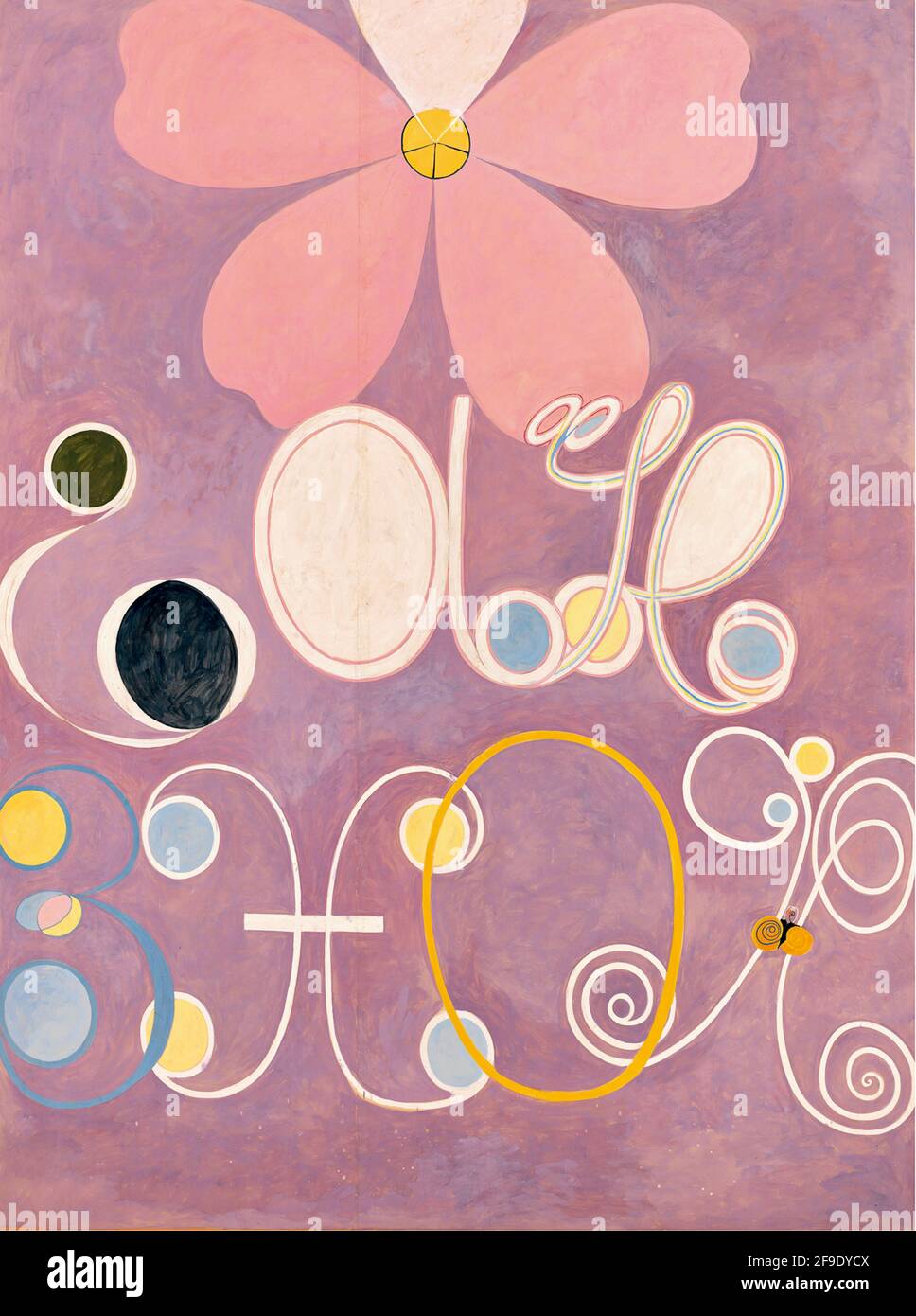 HILMA af Klint artwork - i dieci più grandi - non 5 età adulta. Foto Stock