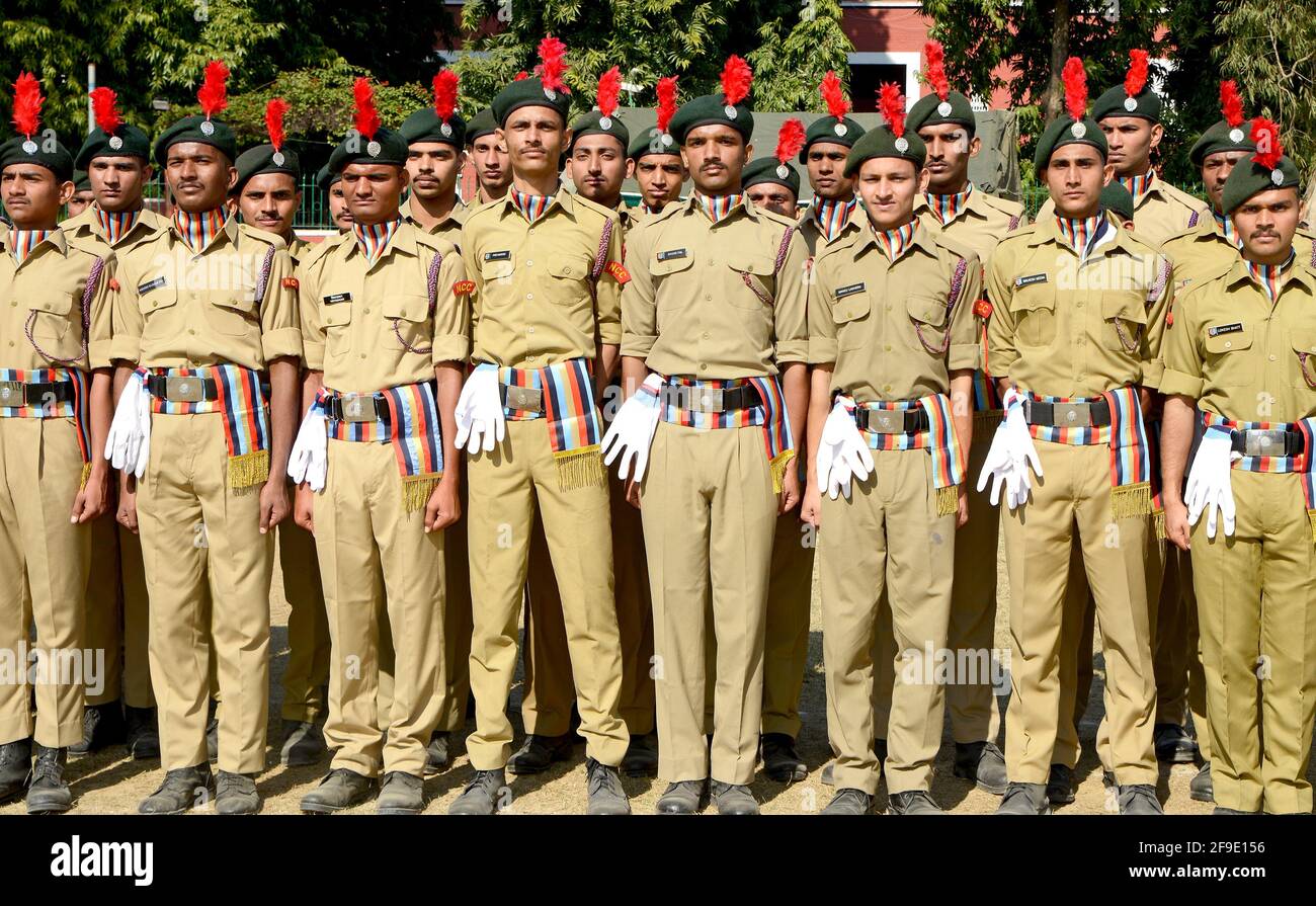 Gruppo di ragazzi NCC Foto Stock