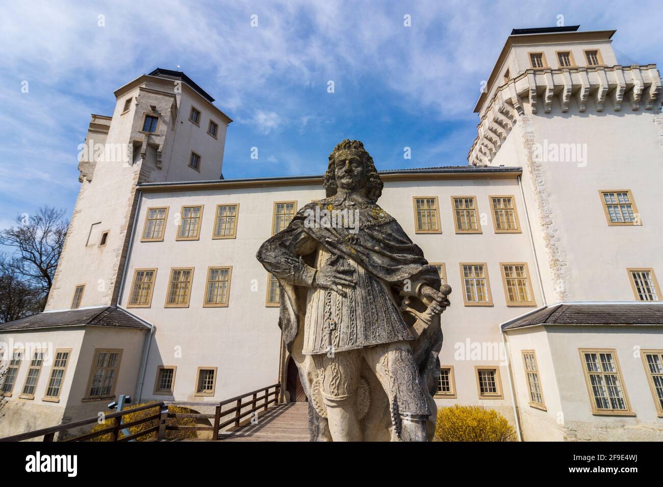 Asparn an der Zaya: Castello di Schloss Asparn a Weinviertel, Niederösterreich, bassa Austria, Austria Foto Stock