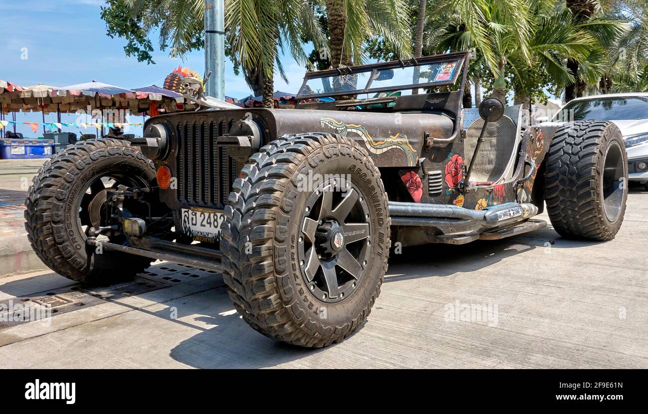 Auto low rider su misura Foto Stock
