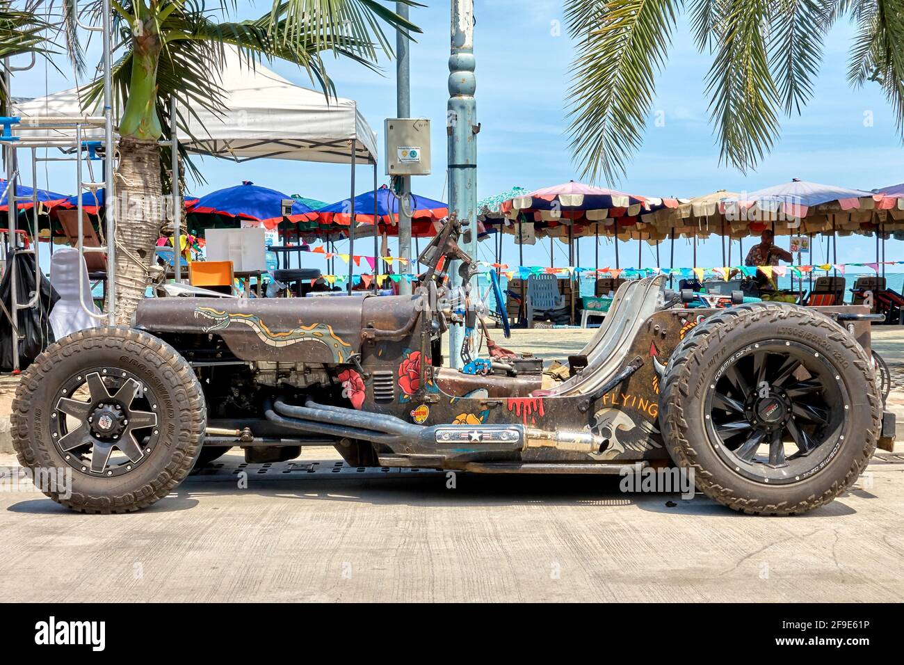 Auto low rider su misura Foto Stock