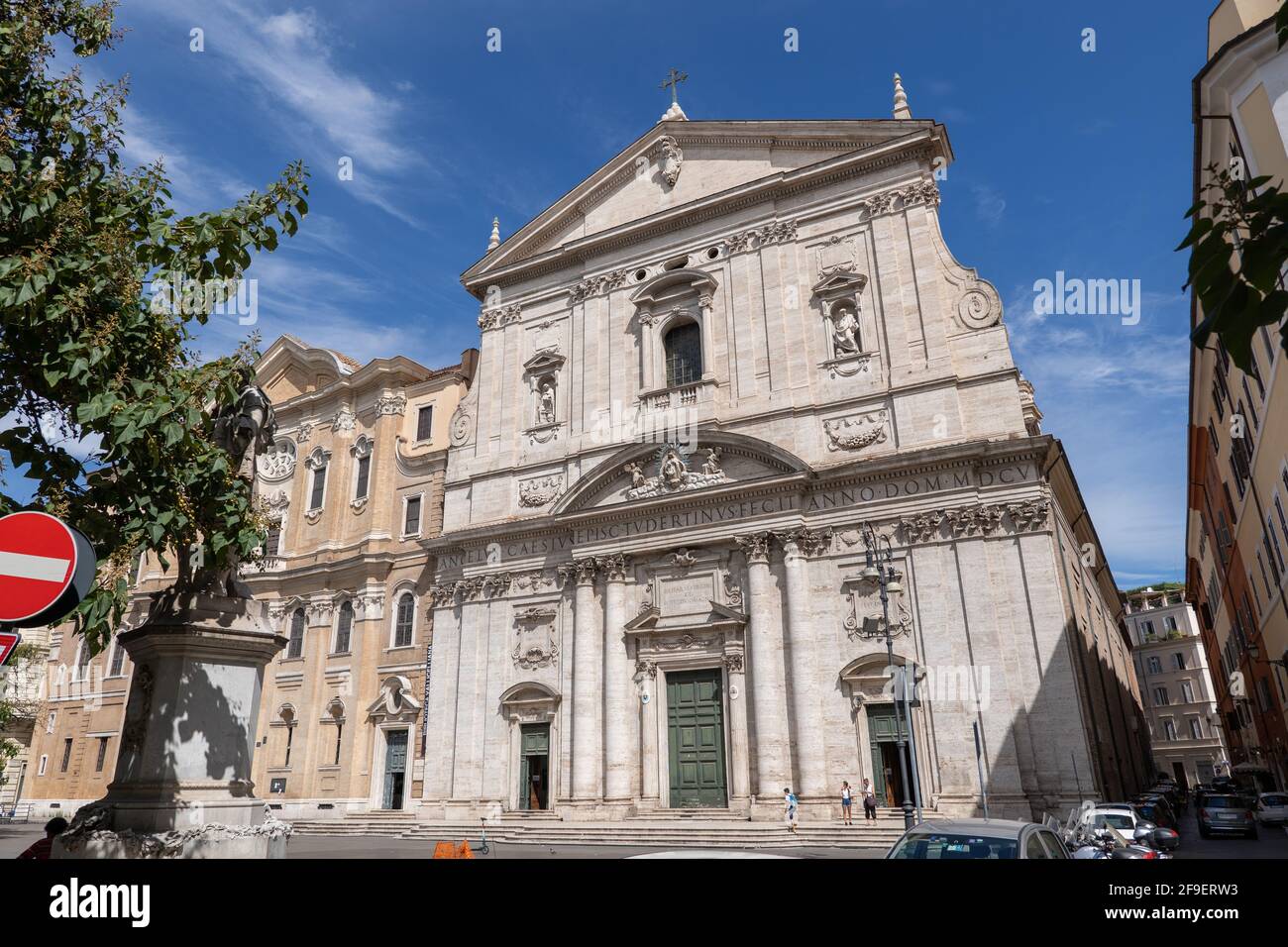 Santa Maria in Vallicella (Madonna in Valle, Chiesa Nuova) a Roma, Italia Foto Stock
